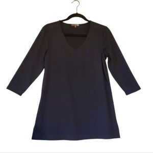 Judy P Black Silky Feel Blouse Top Size Medium Women NWT